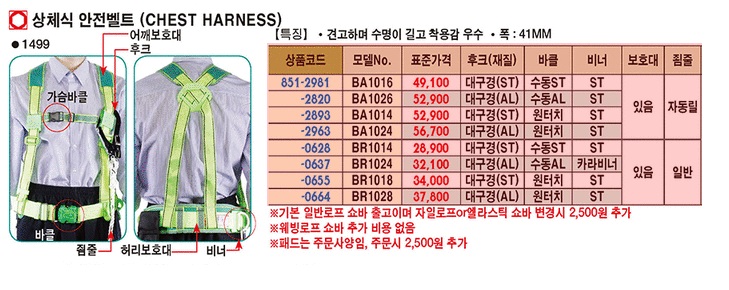 작업용 안전벨트 풀하네스 죔줄 세트 건설현장원터치안전벨트 산업안전벨트 건설안전벨트 산업용안전벨트