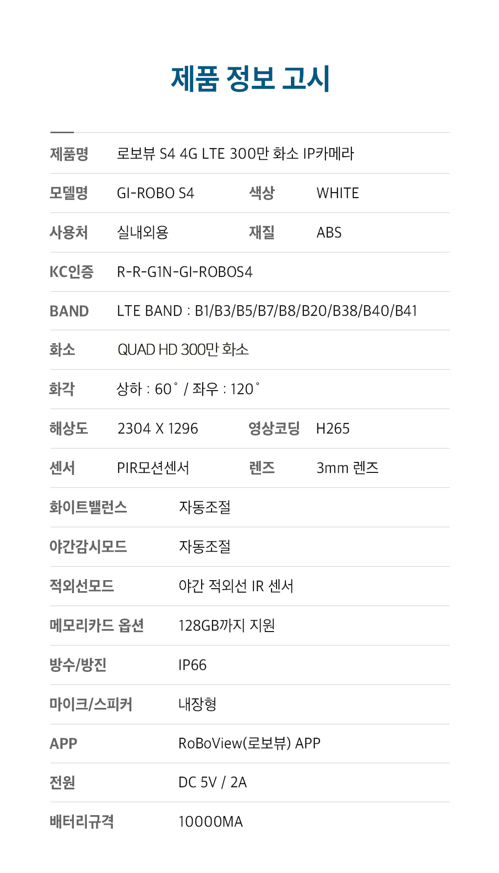 글로벌아이넷 로보뷰 S4-24W 국내 이동식 CCTV 세트 (이벤트녹화) 무선 이동형